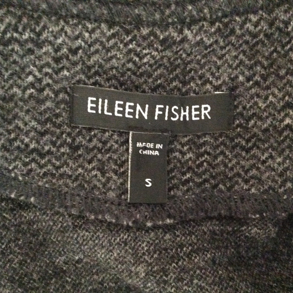 Eileen Fisher Charcoal Gray Sweater Small - Picture 6 of 8
